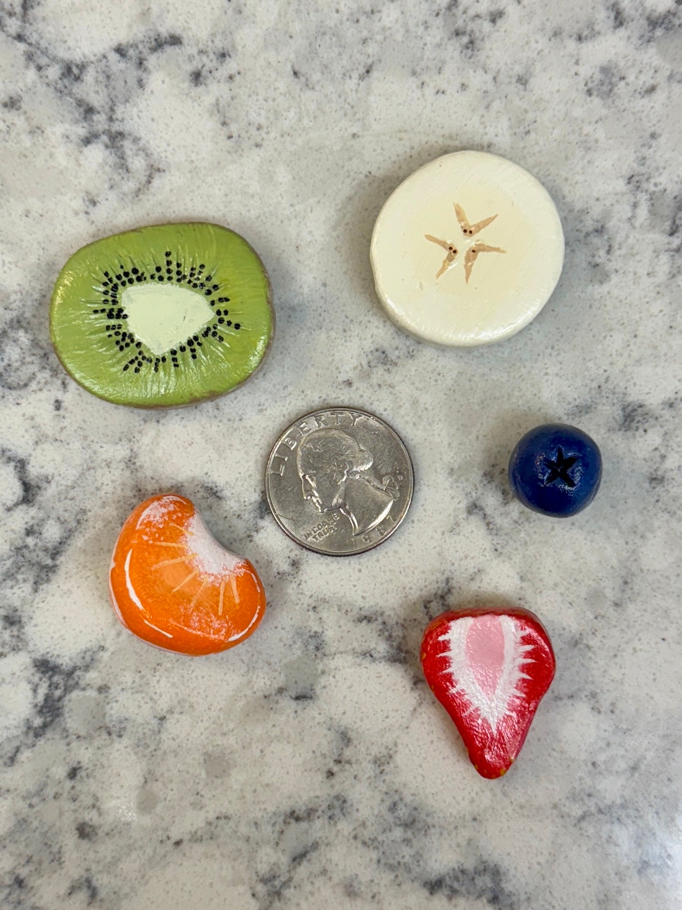 Fruit Salad Fridge Magnet Set