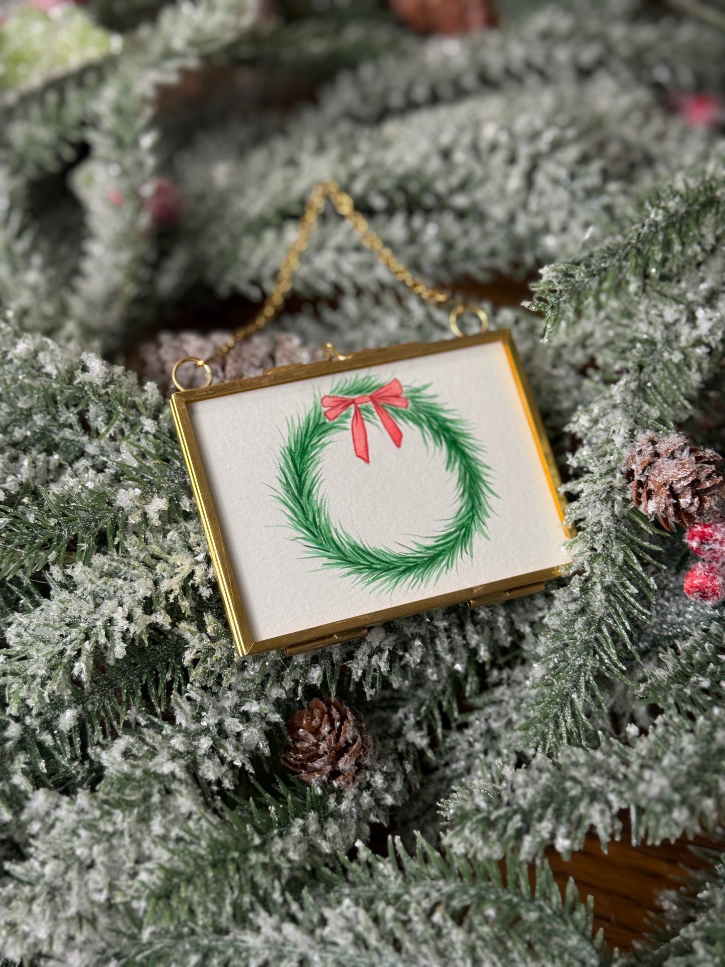 "Christmas Wreath" Original Piece