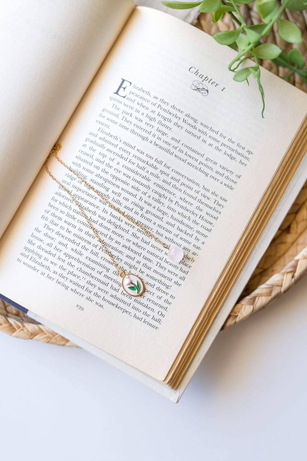 Tulip's Portrait Chain Bookmark