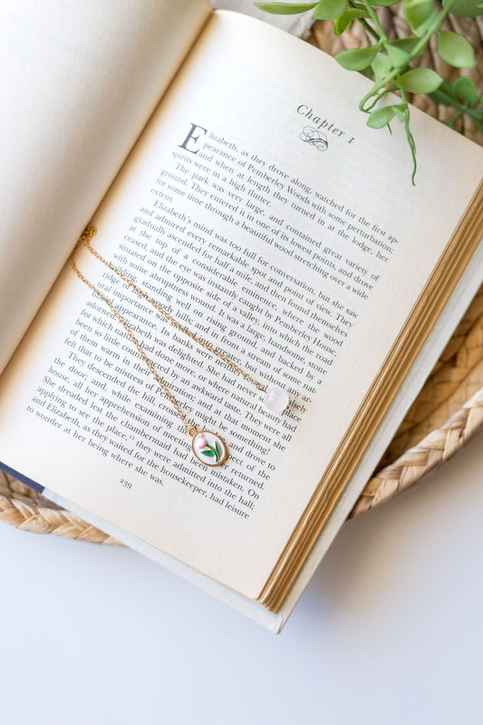Tulip's Portrait Chain Bookmark
