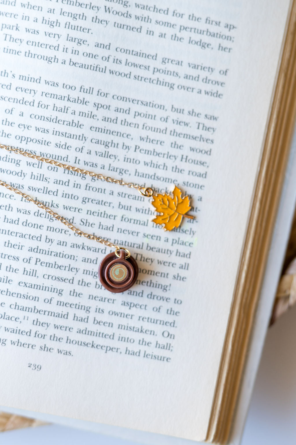 Fall Diner Chain Bookmarks