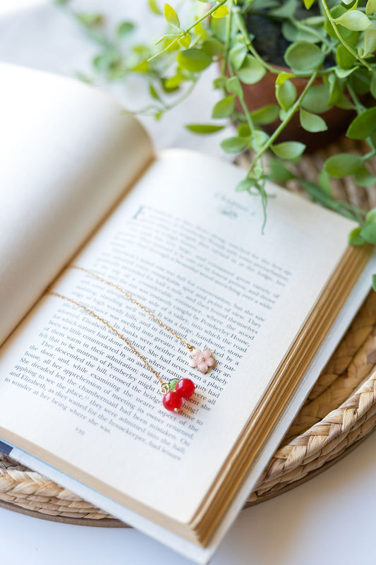 Cherry Blossom Chain Bookmark