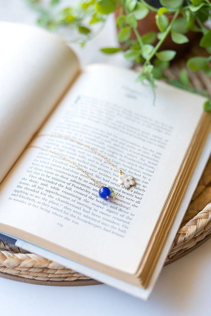 Blueberry Blossom Chain Bookmark