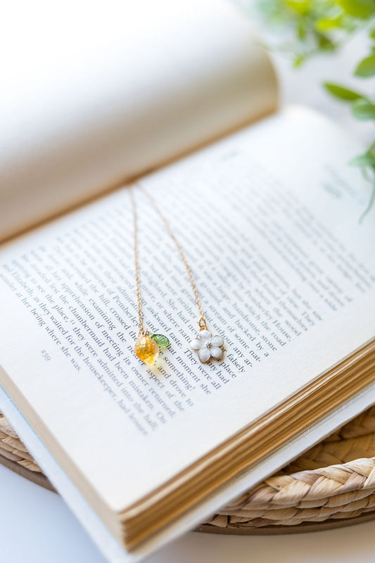 Lemon Blossom Chain Bookmark