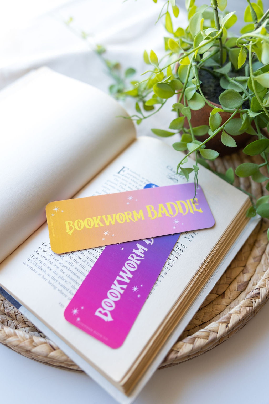 Bookworm Baddie Bookmark