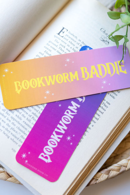 Bookworm Baddie Bookmark