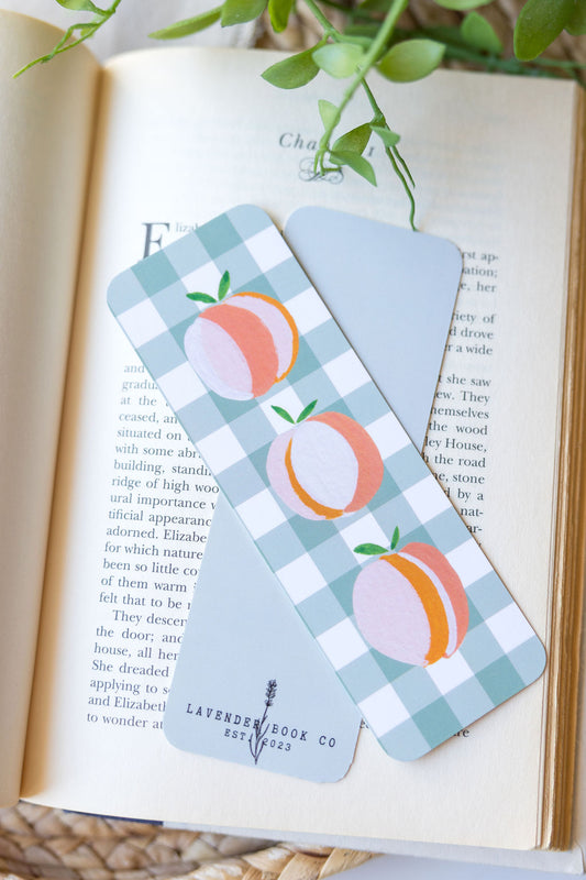 Sweet Peaches Paper Bookmark