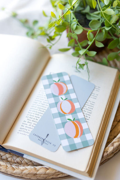 Sweet Peaches Paper Bookmark
