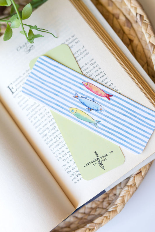 Sardines Trio Paper Bookmark