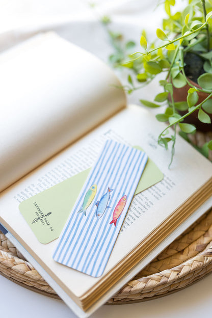 Sardines Trio Paper Bookmark