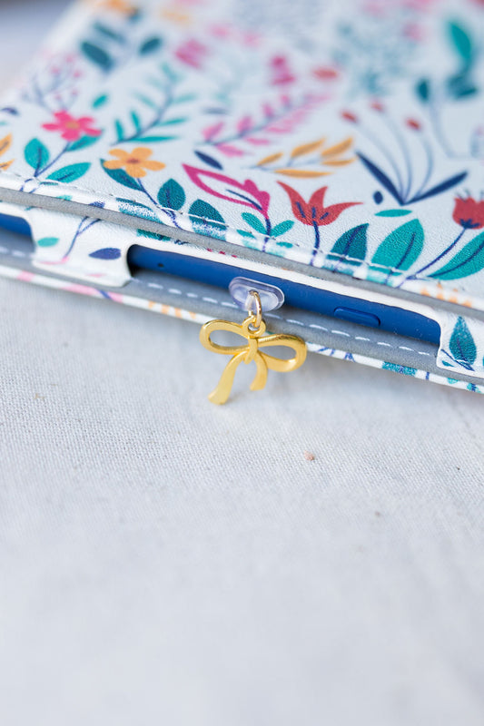 Gold Bow USBC Charm