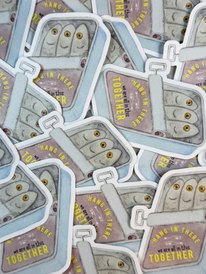 Can Of Sardines Vinyl Sticker