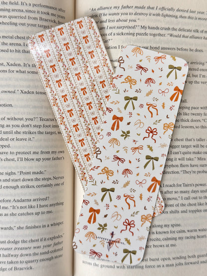 Defective Double-Sided Fall Paper Bookmarks