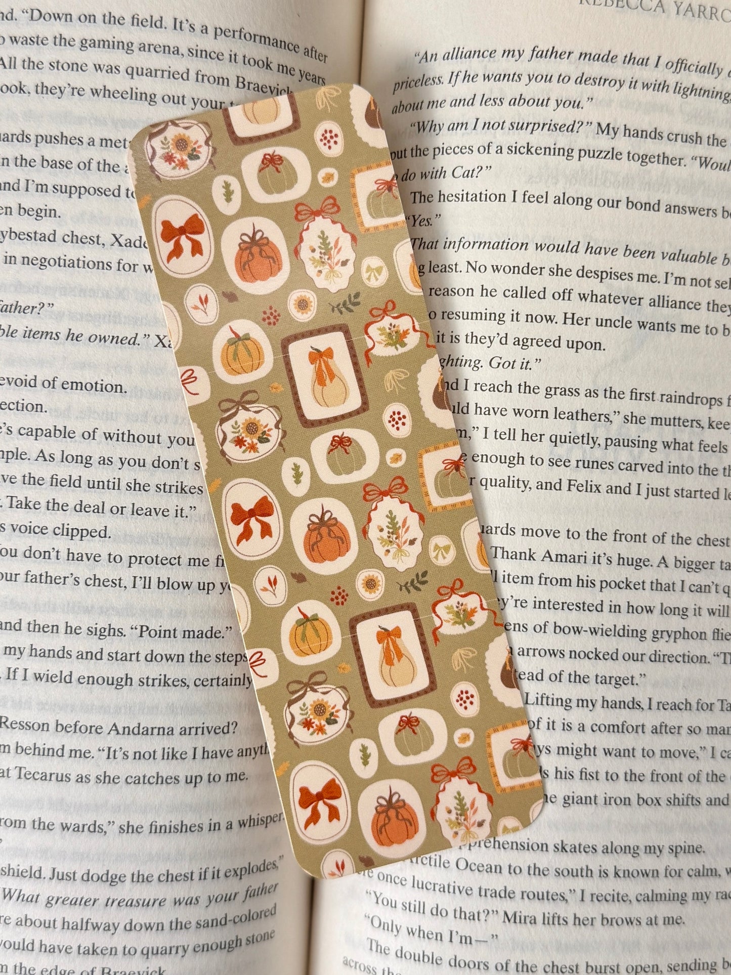 Defective Double-Sided Fall Paper Bookmarks