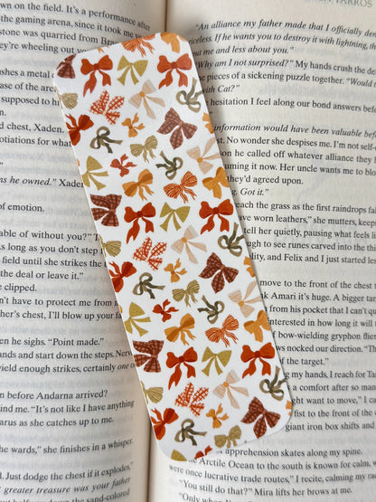 Double-Sided Fall Paper Bookmark