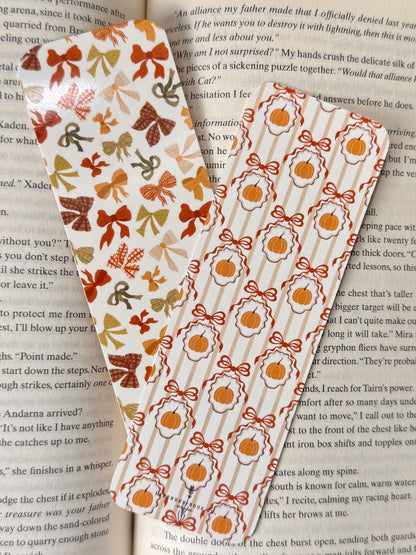 Double-Sided Fall Paper Bookmark