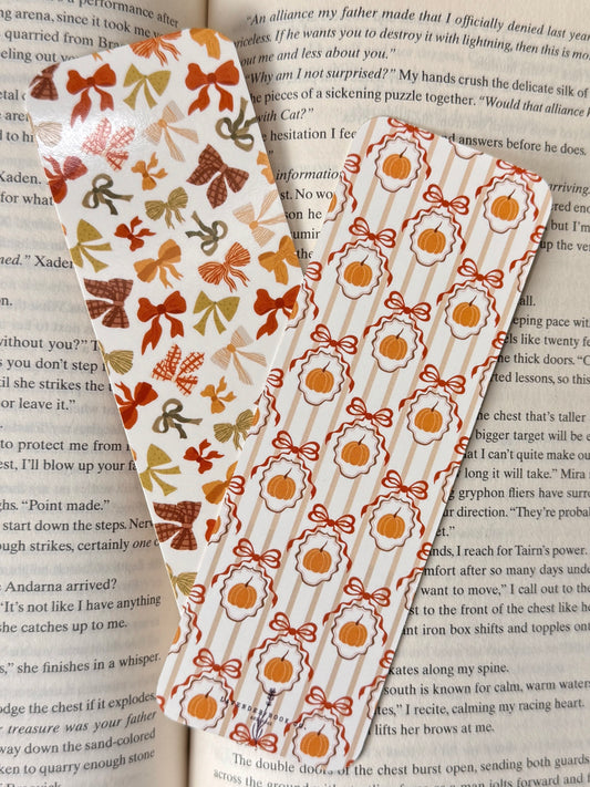 Double-Sided Fall Paper Bookmark