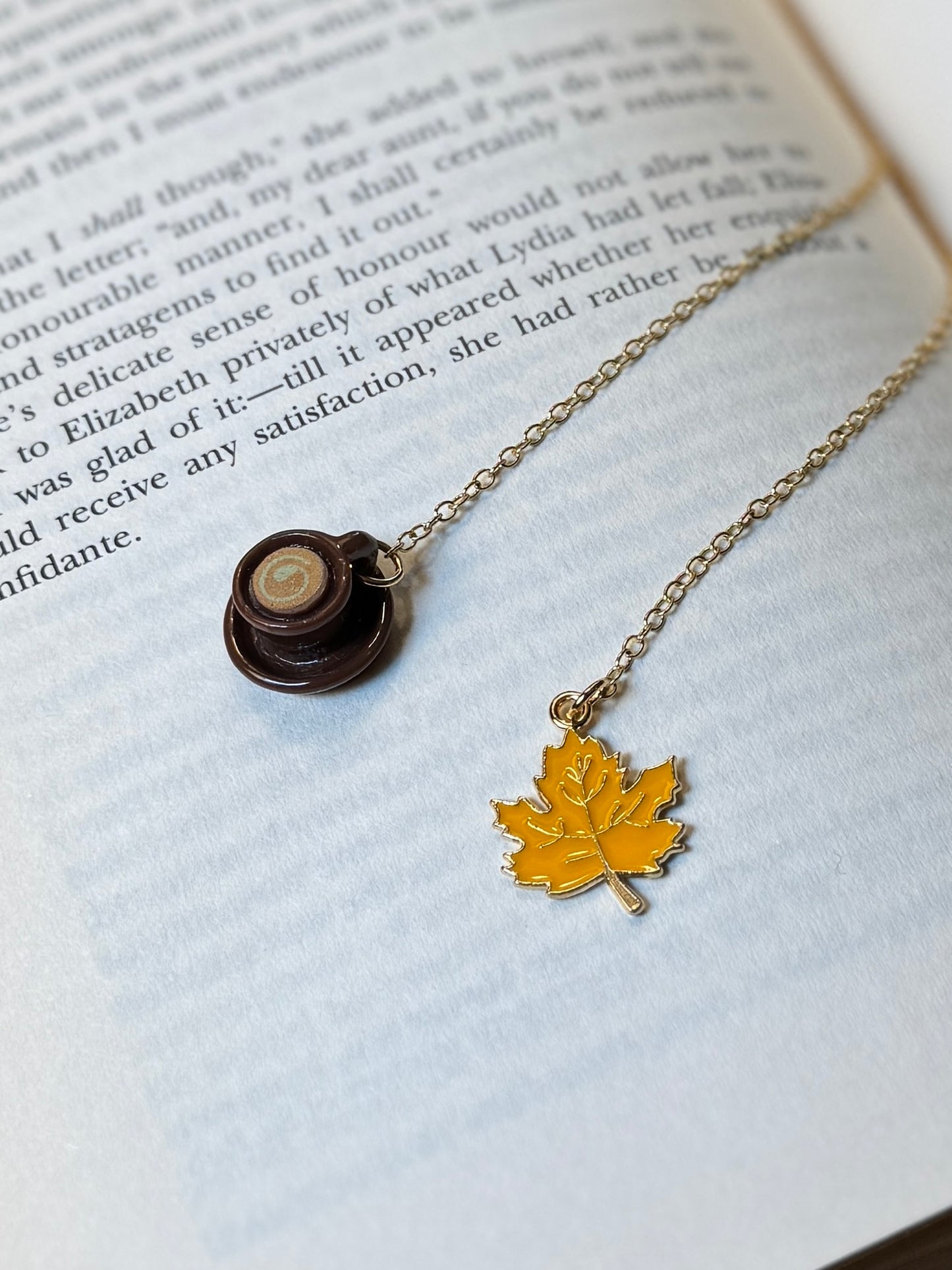 Fall Diner Chain Bookmarks