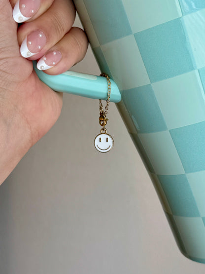 Smiley Face Tumbler Charm