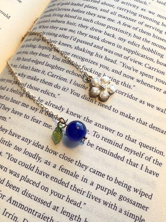 Blueberry Blossom Chain Bookmark
