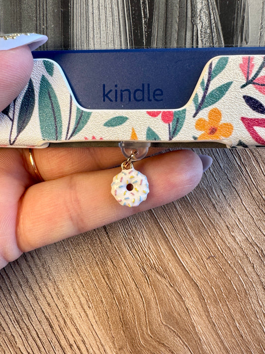Sprinkled Donut USB C Charm