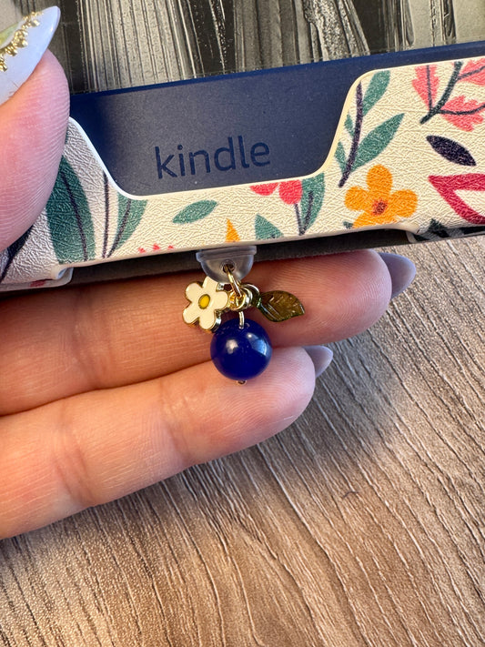 Blueberry Blossom USB C Charm