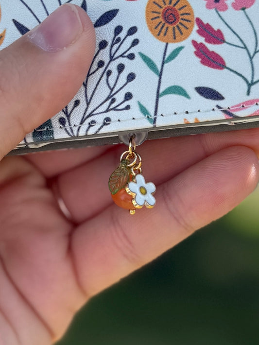 Orange Blossom USBC Charm
