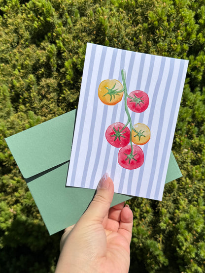 "Summer Tomatoes" Art Print/Greeting Card