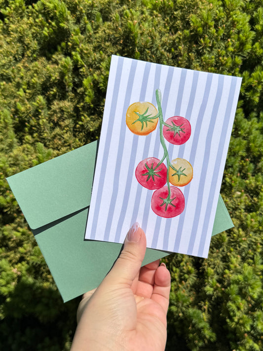 "Summer Tomatoes" Art Print/Greeting Card