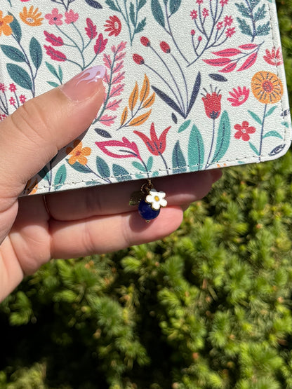 Blueberry Blossom USB C Charm