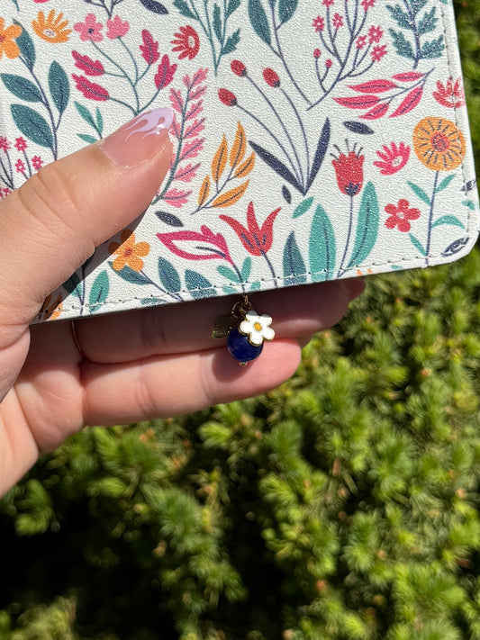 Blueberry Blossom USB C Charm
