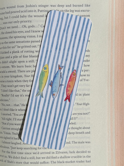 Sardines Trio Paper Bookmark