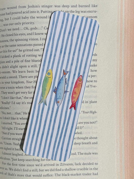 Sardines Trio Paper Bookmark