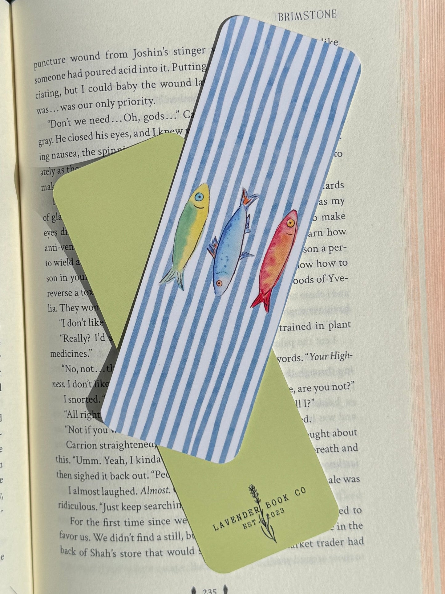 Sardines Trio Paper Bookmark