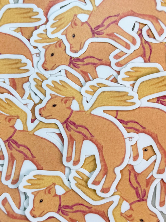 When Pigs Fly Sticker