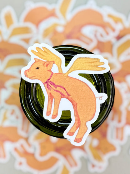 When Pigs Fly Sticker