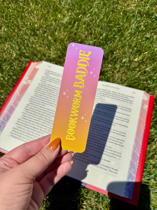Bookworm Baddie Bookmark