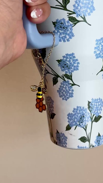 Bumble Bee Tumbler Charm