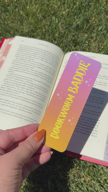 Bookworm Baddie Bookmark