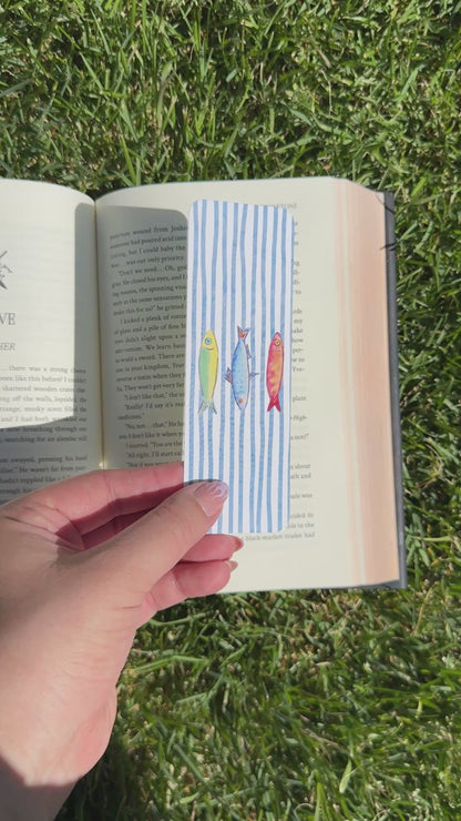 Sardines Trio Paper Bookmark