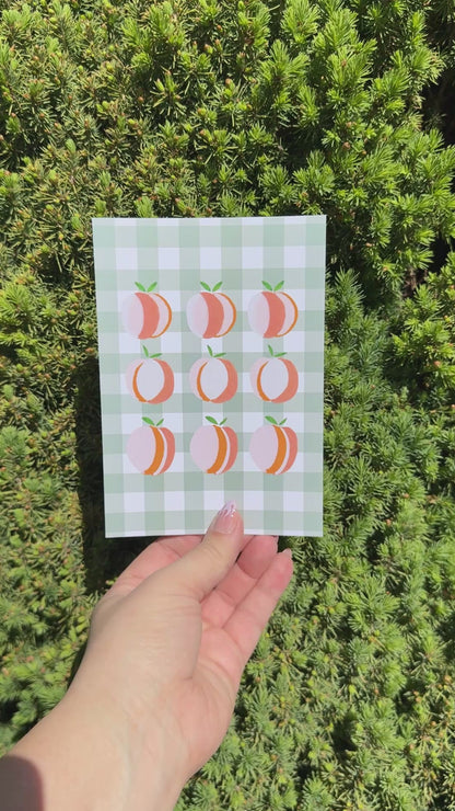 "Sweet Peaches" Art Print/Greeting Card