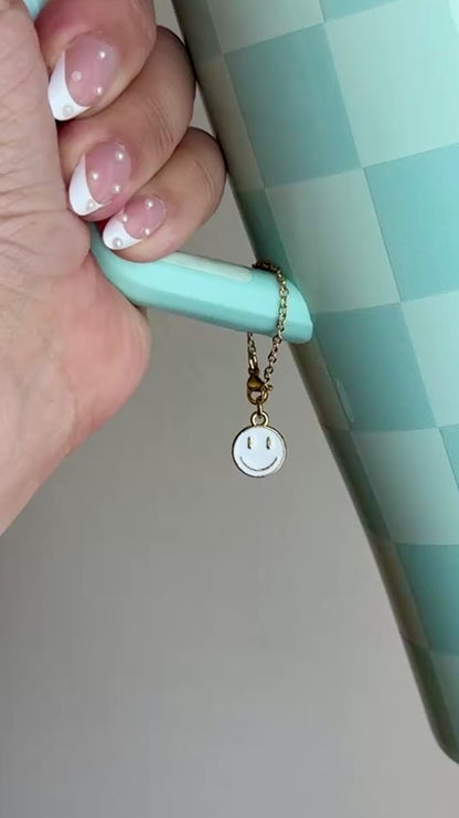 Smiley Face Tumbler Charm