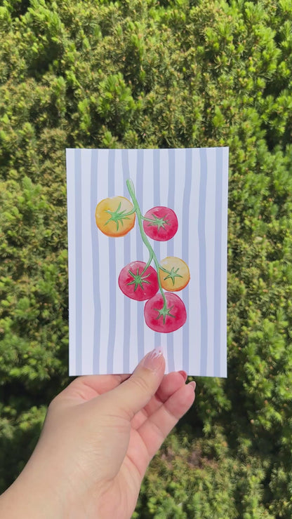 "Summer Tomatoes" Art Print/Greeting Card