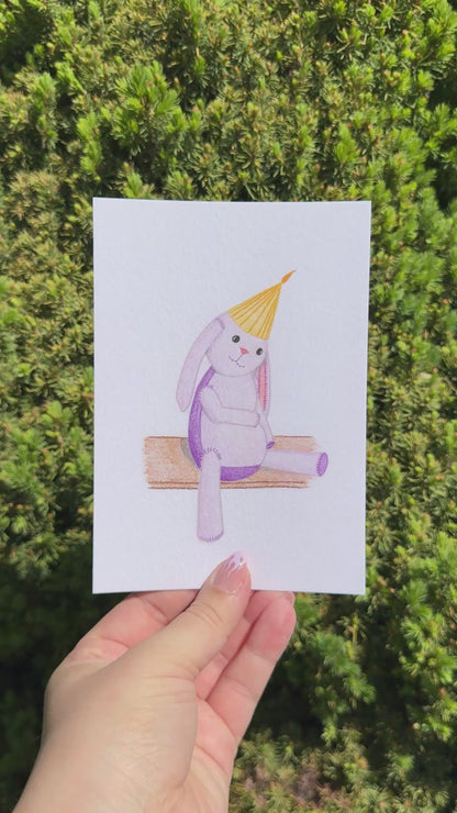 "Vintage Birthday" Art Print/Greeting Card