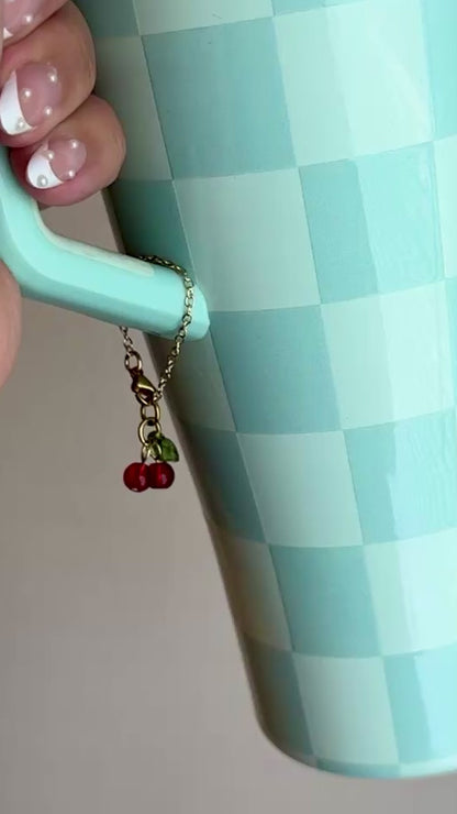 Sweet Cherries Tumbler Charm